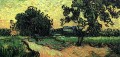 Landscape with the Chateau of Auvers at Sunset Vincent van Gogh